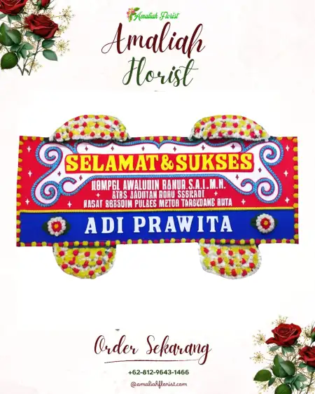 Papan Bunga Ucapan Selamat Sliwung